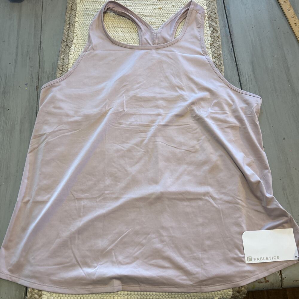 Fabletics Dusty Lavender Racerback Tank
